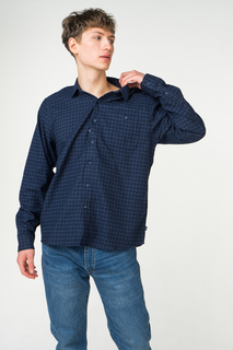 Рубашка мужская Dockers 5694000050 синяя M