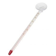 Термометр для аквариума Ebi стеклянный с присоской от 0 до 50 °C, 15х0,5 см