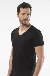Футболка мужская 1306 Cacharel черная 2XL