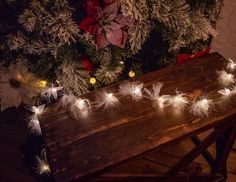 Новогодняя электрическая гирлянда Kaemingk Ангельские крылышки 483343 2 м белый теплый