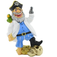 Декорация для аквариума Prime Пират Капитан Крюк PE254, пластик, 7х5,5х10,5 см P.R.I.M.E.