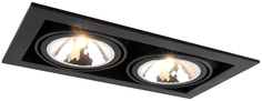 Встраиваемый точечный светильник Arte Lamp Cardani Semplice A5949PL-2BK