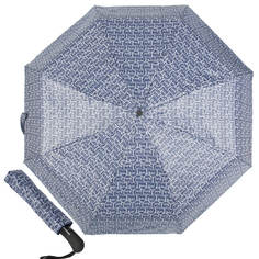Зонт складной унисекс автоматический Baldinini 39-OC белый/синий