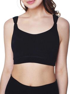 Бюстгальтер-топ для кормления ФЭСТ, цв. черный S