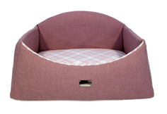 Лежак для домашних животных Anteprima Bergamo, розовый, 63x47x17/36см