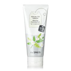 Пенка для умывания The Saem Healing Tea Garden White Tea Cleansing Foam, 150 мл