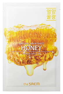 Маска тканевая THE SAEM с экстрактом меда Natural Honey Mask Sheet 21мл