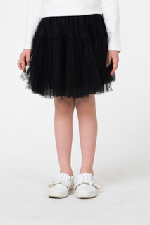 Юбка для девочки iDO, цв.чeрный, р-р 110