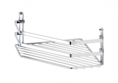 Полка в ванную TEKNO-TEL угловая ES077 1 ярус 20х20х10