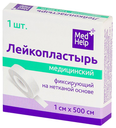 Пластырь фиксирующий MedHelp на нетканой основе 1 х 500 см