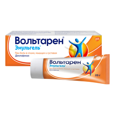 Вольтарен Эмульгель гель 1 % 20 г Novartis Pharma