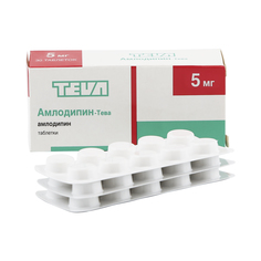 Амлодипин-Тева таблетки 5 мг 30 шт. Teva