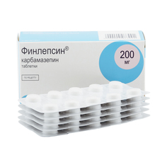 Финлепсин таблетки 200 мг 50 шт. Teva
