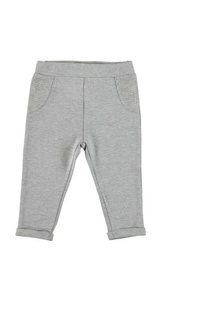 Брюки для девочки iDO, цв.серый, р-р 116