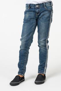 Джинсы для девочки MEK, цв.синий, р-р 122