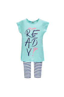 Леггинсы детские MEK, цв. голубой р. 110