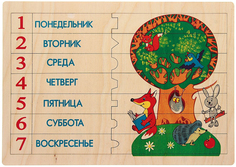 Развивающая игрушка Оксва Я учу дни недели