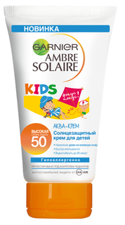 Защитный крем Garnier Аква-крем SPF50 150мл