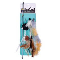 Игрушка для кошек Aromadog Petpark дразнилка со сменными кисточками, 46 см