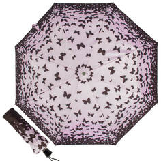 Зонт складной женский полуавтоматический Chantal Thomass 989-AU розовый/черный