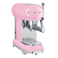 Кофеварка рожкового типа Smeg ECF01PKEU Rose