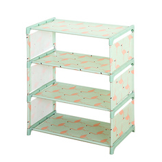 Стойка для обуви Фламинго Blonder Home BH-SHELF-01 54х46х25 см, пастельный мятный