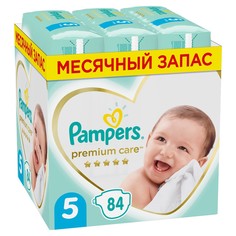 Подгузники Pampers Premium Care Размер 5, 11kg+, 84 шт