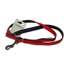 Поводок для собак GREAT&SMALL из высокопрочного рипстопа, 20х1200мм, неопрен красный