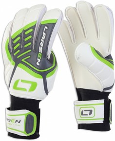Вратарские перчатки Larsen Aggressive, зеленые/белые, 6