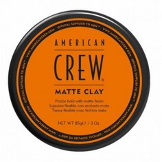Пластичная матовая глина для укладки волос American Crew AC Matte Clay 85 г