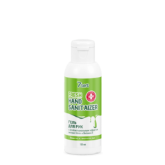 Антисептик для рук 7DAYS FRESH HAND SANITAIZER с экстрактом Алоэ и Витамином Е, 100 мл