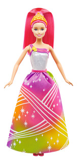 Кукла Barbie Радужная принцесса с волшебными волосами