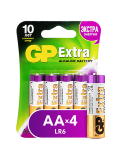 Батарейка GP Batteries Extra GP15AX-2CR4 4 шт
