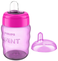 Чашка-непроливайка Philips Avent с мягким носиком SCF553/00 260 мл