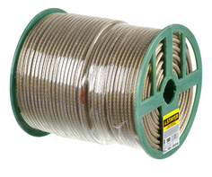 Трос стальной Stayer "MASTER" в полимерной оболочке, d=6,0 мм, L=150 м