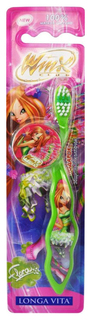 Детская зубная классическая щетка Longa Vita Winx,в ассортименте