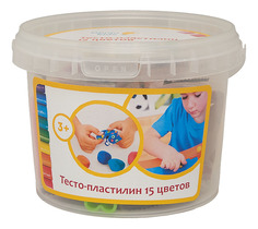 Тесто-пластилин Genio Kids Тесто-пластилин, 15 цветов