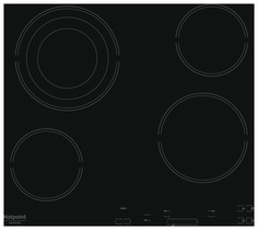 Встраиваемая варочная панель электрическая Hotpoint-Ariston HAR 643 T F Black