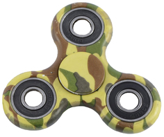 Спиннер Fidget Spinner металлический подшипник, зеленый камуфляж