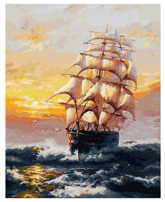 Раскраска по номерам Белоснежка «Под парусами» Умка