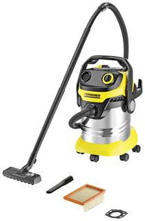 Строительный пылесос с контейнером для пыли Karcher WD 5 P