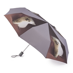 Зонт складной женский автоматический Fulton R346-3362 серый