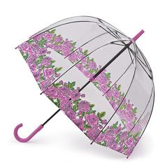 Зонт-трость женский механический Fulton L042-3545 розовый