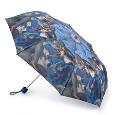 Зонт складной женский механический Fulton L849-3419 синий
