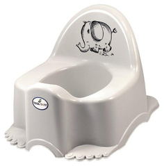 ТЕГА Детский горшок муз.ECO SLON (СЛОН) серый PO-057-162 Tega Baby