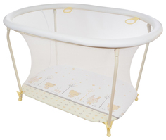 Манеж GLOBEX детский Овал (цвет: желтый) 1108