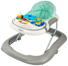 Ходунки детские с электронной игровой панелью AMAROBABY Strolling Baby GRAY (серый)
