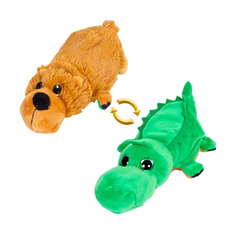 Медведь/крокодил 16 см. Игрушка мягкая серии "Перевертыши" A Btoys