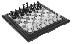 Шахматы, шашки, нарды магнитные 3в1, в коробке, Академия Игр A Btoys