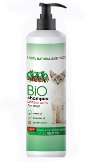 Антипаразитарный БИО шампунь для кошек и котят GOOD NEEM, с маслом дерева ним, 250 мл